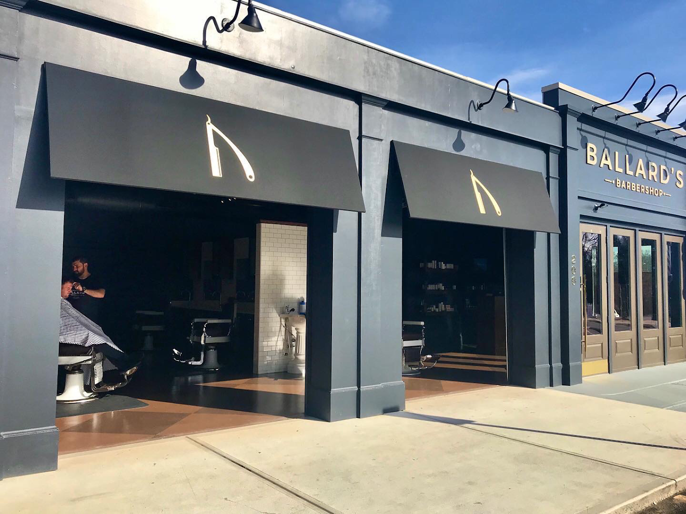 Inside Ballard's Barbershop